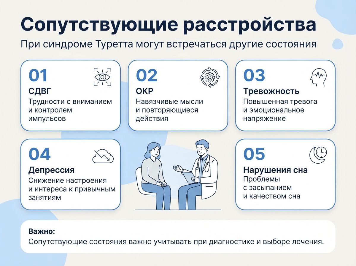 Лечение синдрома Туретта в Александровск-Сахалинском инфографика